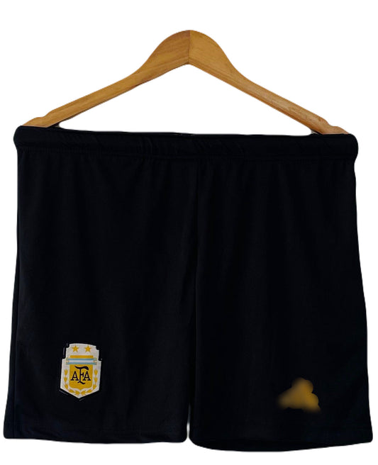 Argentina Embroidery black shorts - ms retro store