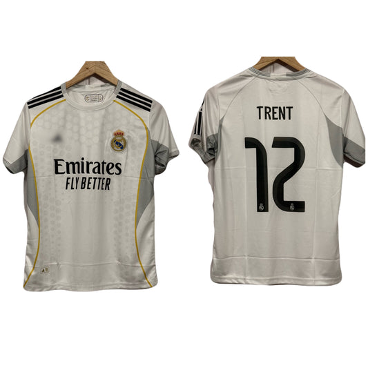 Real Madrid 2025-26 Home kit Trent Half Sleeve - Ms Retro Store