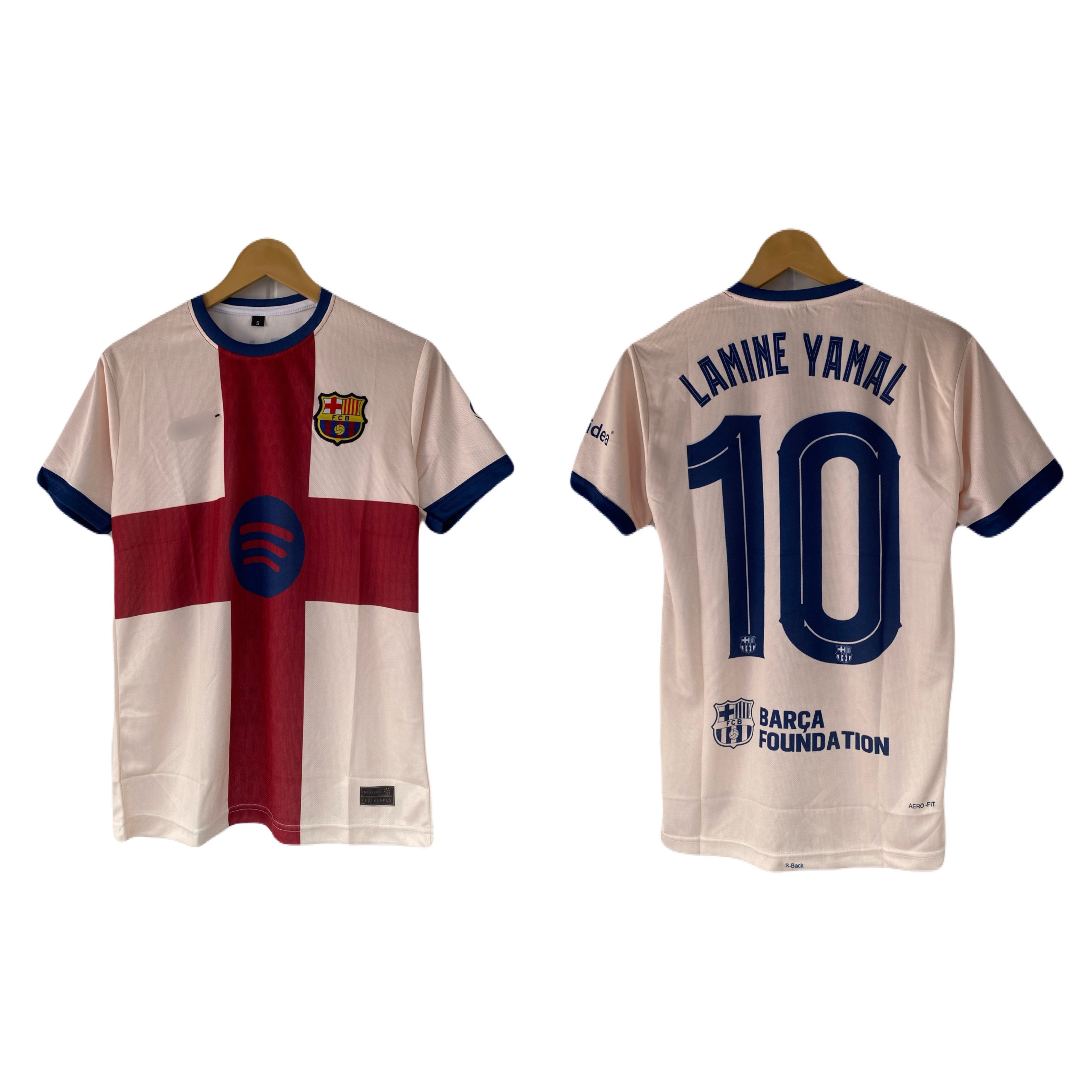 Yamal Barcelona 2026/27 Away Embroidery Kit Half Sleeve - P2645 – MS RETRO