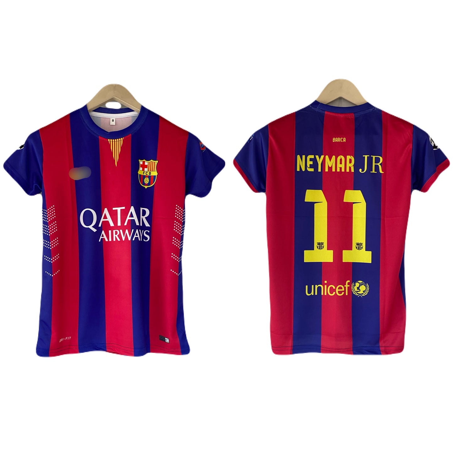 Neymar Barcelona 2014/15 home Kit Half Sleeve sublimation - P2159