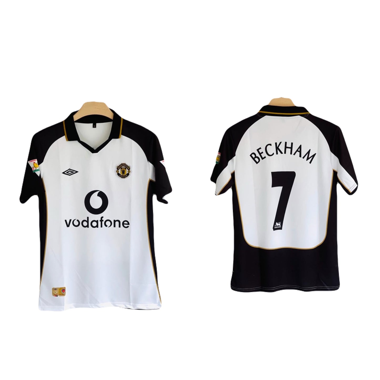 Best retro jersey United Beckham 2001/02 Half sleeve - ms retro store