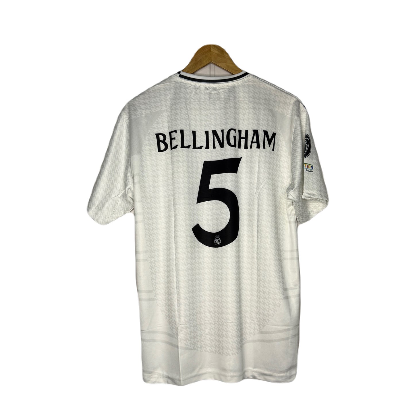 Real Madrid 2024-25 Home Kit Bellingham Half sleeve - P617 - Ms Retro Store