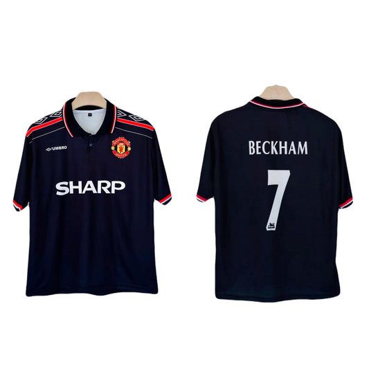 Manchester United 1998-99 Away Kit Beckham Five Sleeve P1294 - Ms Retro Store