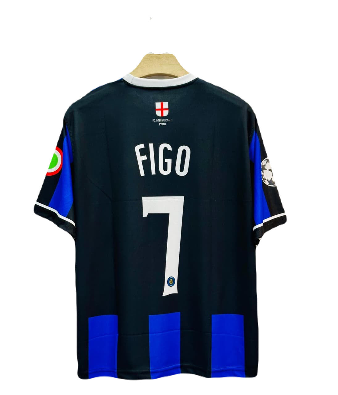 Inter Milan 2006-07 Home kit Figo Five sleeve - Ms Retro Store