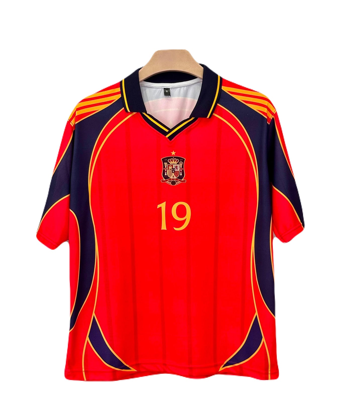 Yamal Spain Five sleeve Collar Sublimation jersey- P2361