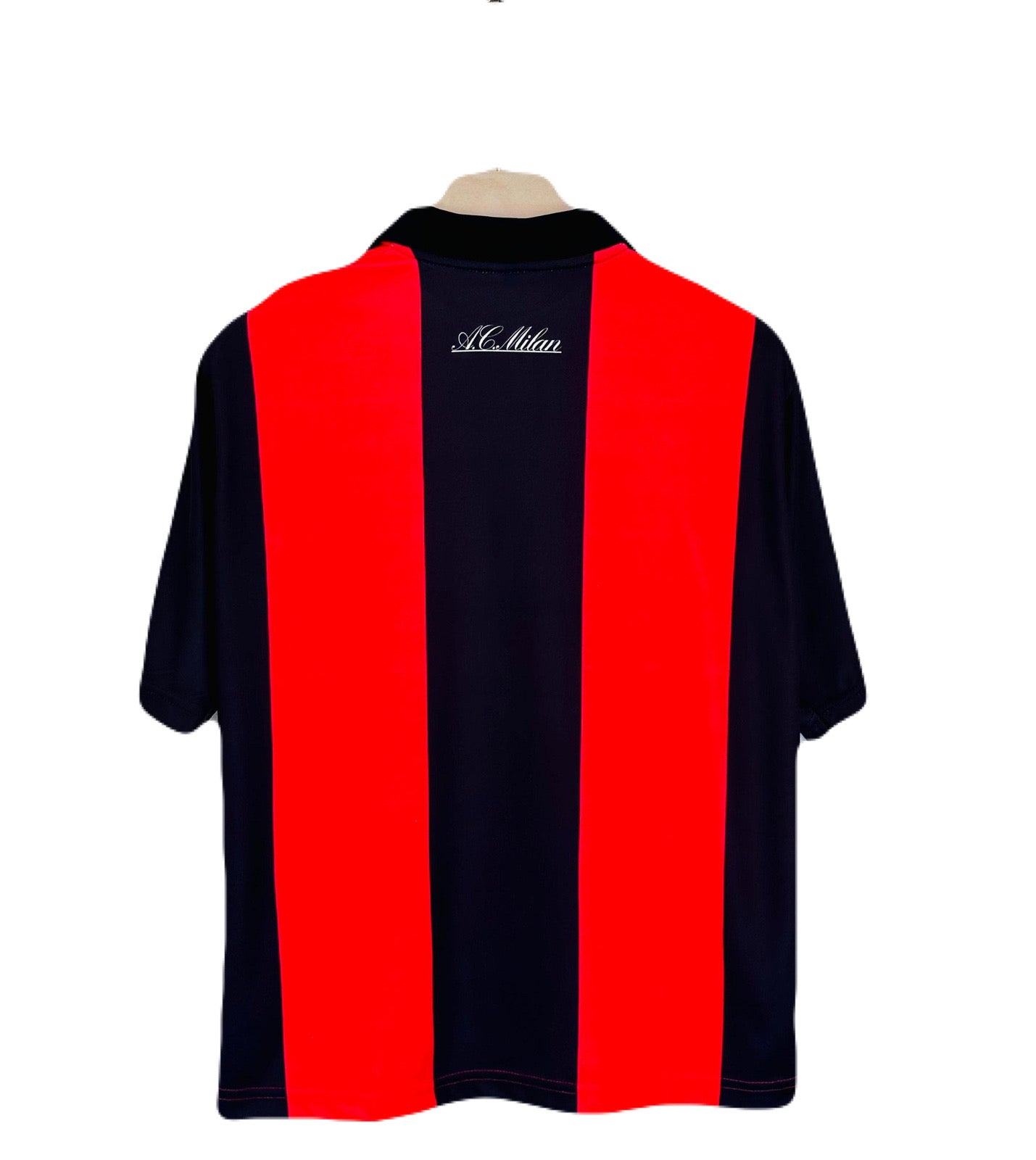 Ac Milan Home Kit Plain Five Sleeve - Ms Retro Store