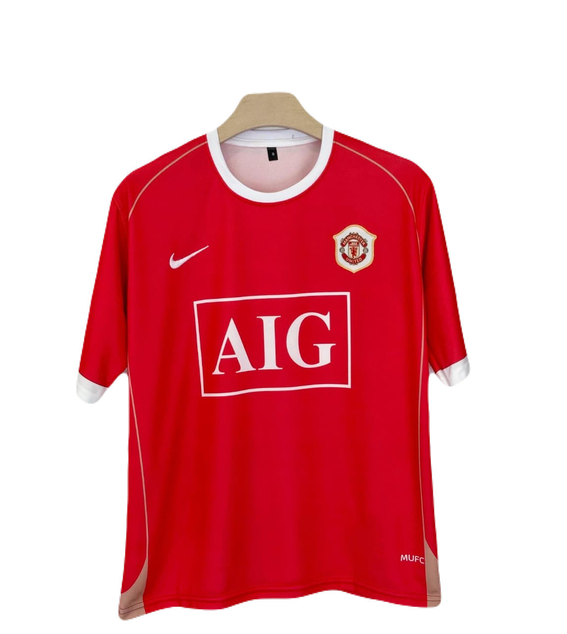 Manchester United 2006-07 Home kit Ronaldo Embroidery Five Sleeve - Ms Retro Store