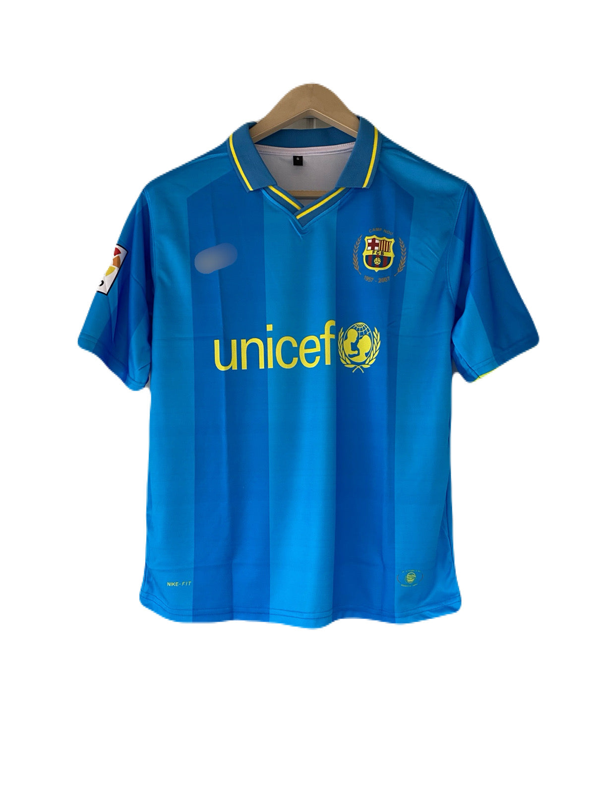 Messi Barcelona Five sleeve Collar Sublimation jersey- P2202