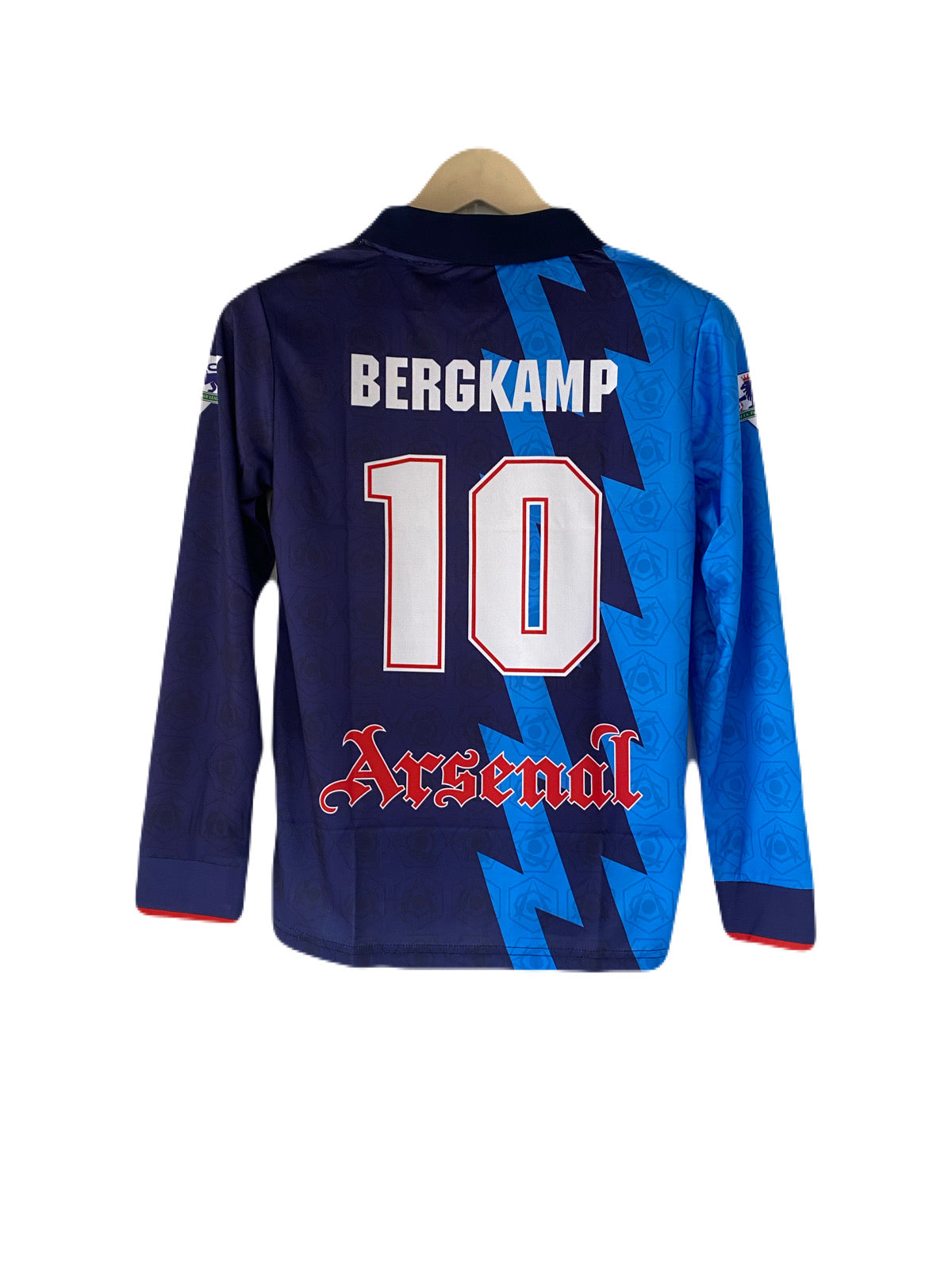 Bergkamp Arsenal Full Sleeve collar Embroidery - P2132