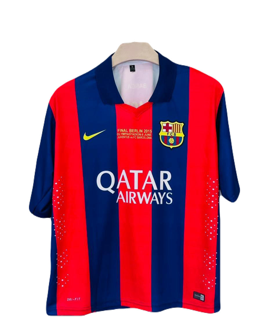 Barcelona Neymar 2015 Final Edition  Five sleeve Collar sublimation - P1646 Ms Retro Store