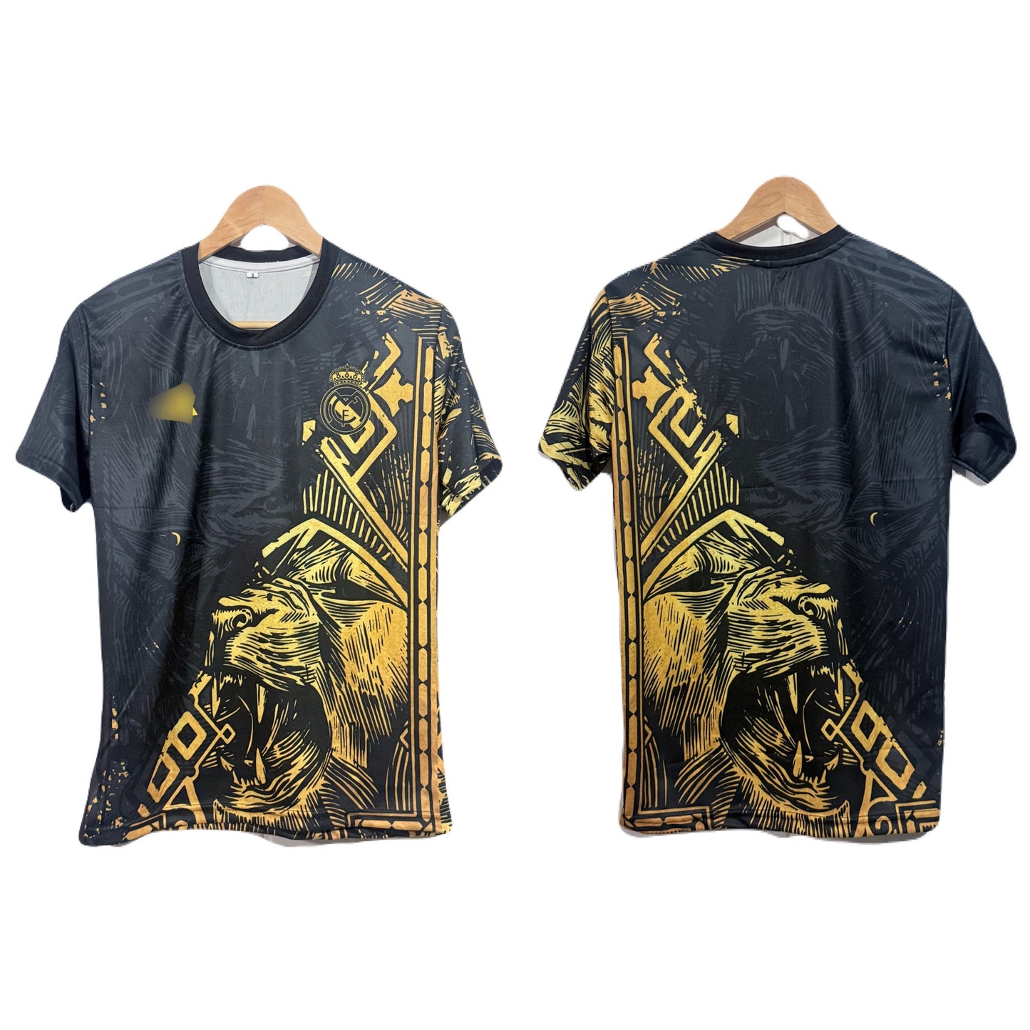 Real Madrid 2025-26 Golden Lion edition Half Sleeve - P965 Ms Retro Store