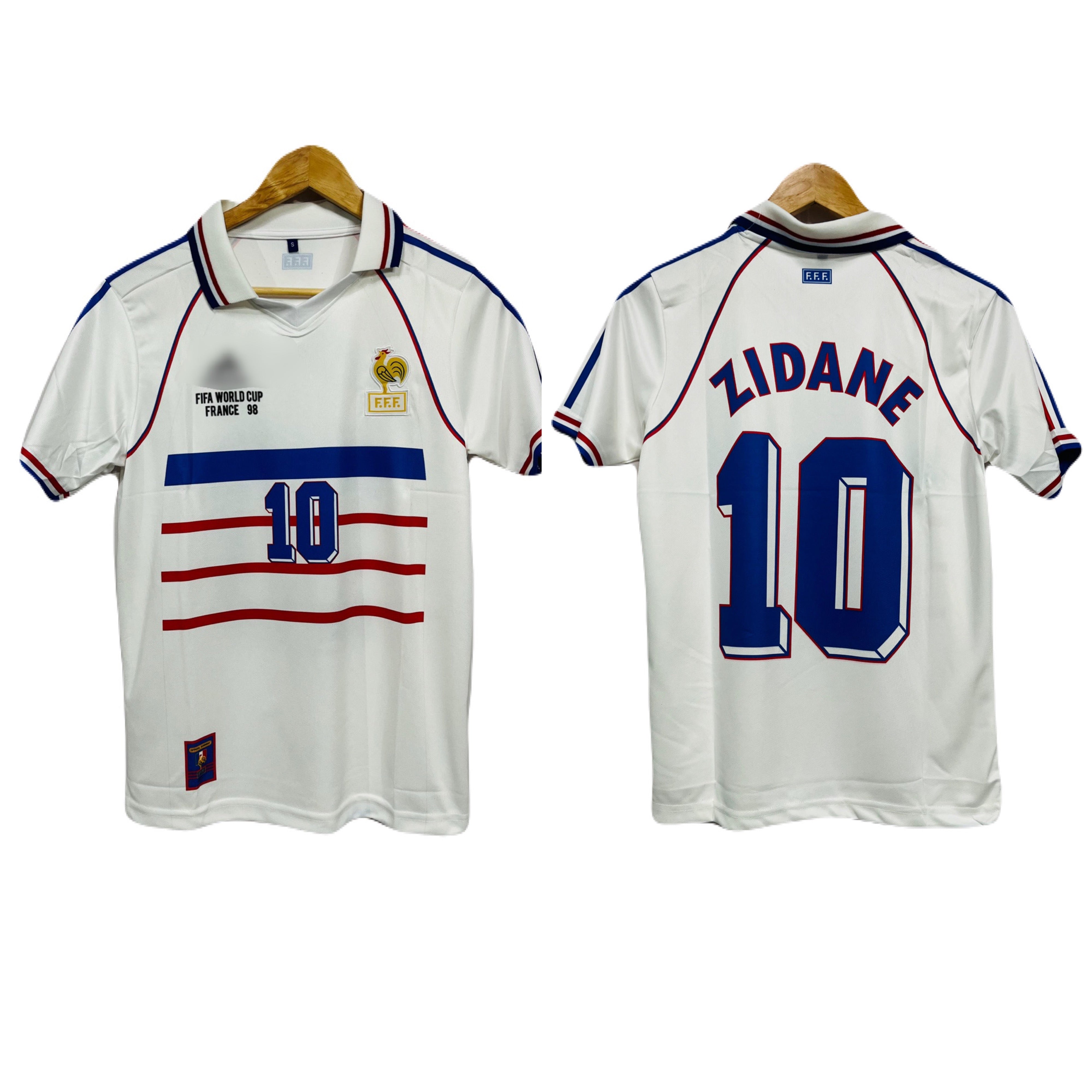 ウェア FRANCE 1998 FIFA World Cup L/S Uniform FRANCE WORLD CUP 1998 HOME LONG SLEEVE FOOTBALL SHIRT - My