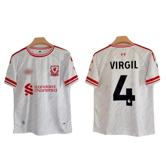 Van Dijk Liverpool 2026/27 Away kit Half sleeve embroidery jersey - P2606