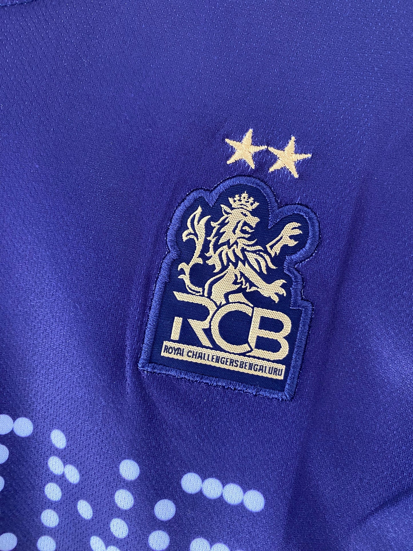 Kohli 2 Star RCB 2026 Home Embroidery Jersey - P2162