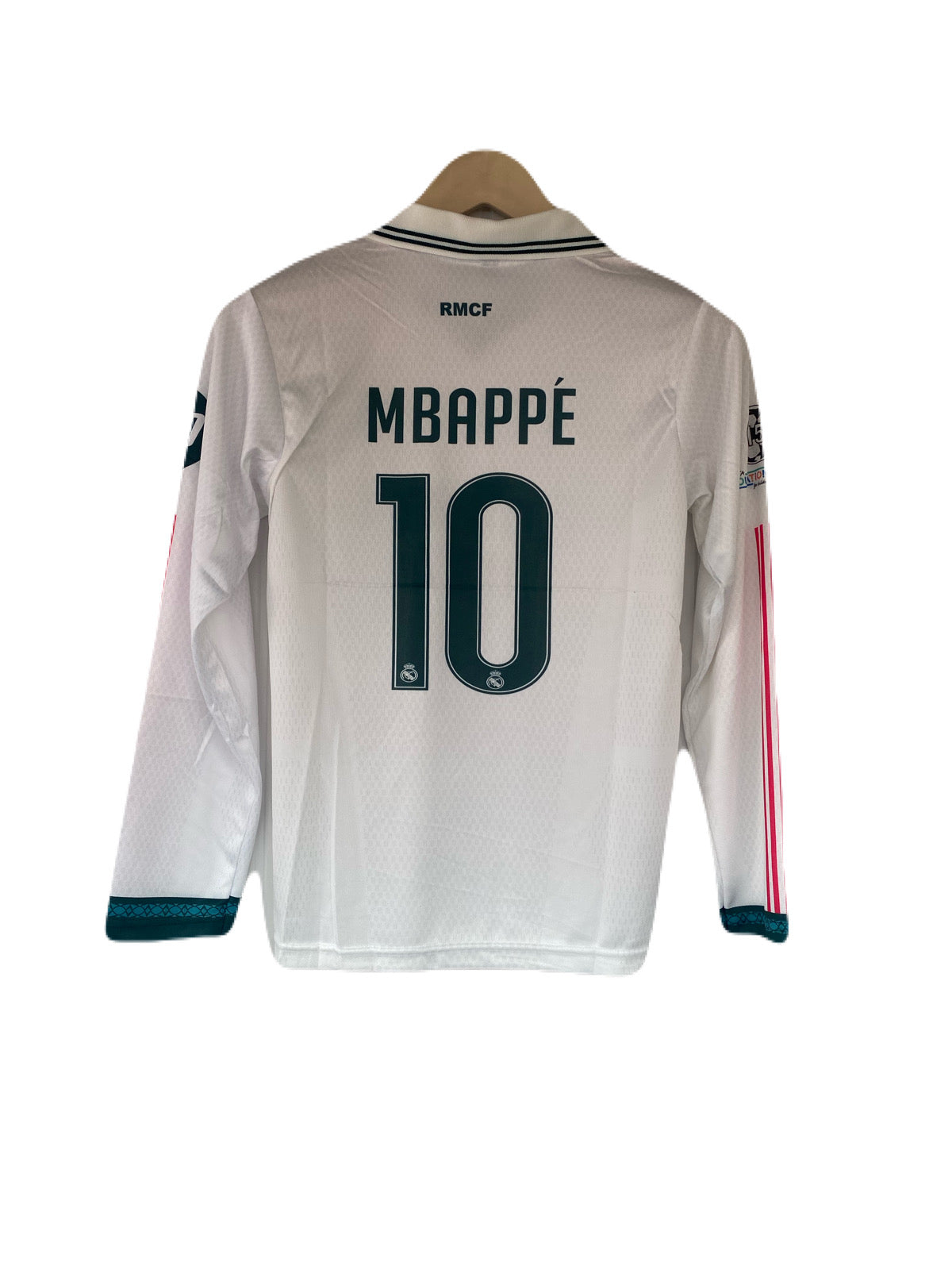 Mbappe Real Madrid 2026-27 home kit full sleeve Collar Sublimtion - P2532
