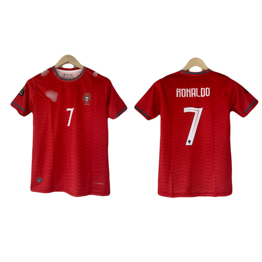 Ronaldo Portugal 2026 World Cup home  Half sleeve embroidery jersey -
