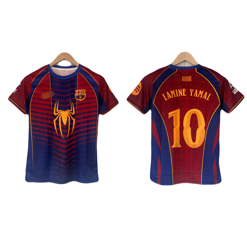 Yamal Barcelona 2026-2027 Spider Edition Kit Half Sleeve Embroidery - P2580
