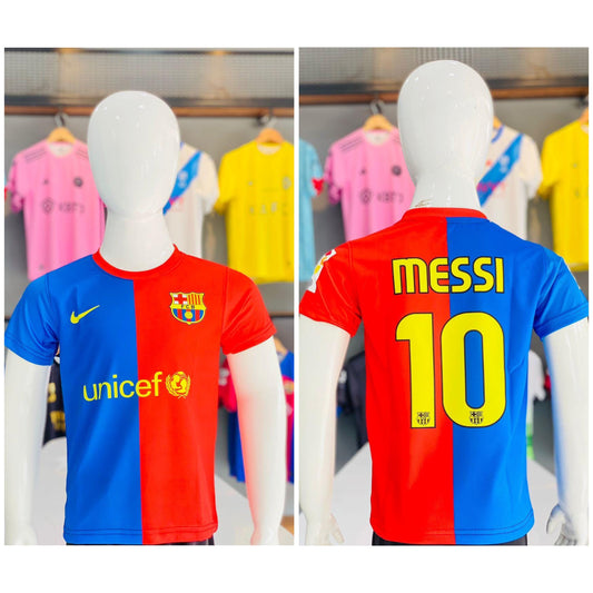 Kids sports jersey messi 2009 Barcelona kids jersey