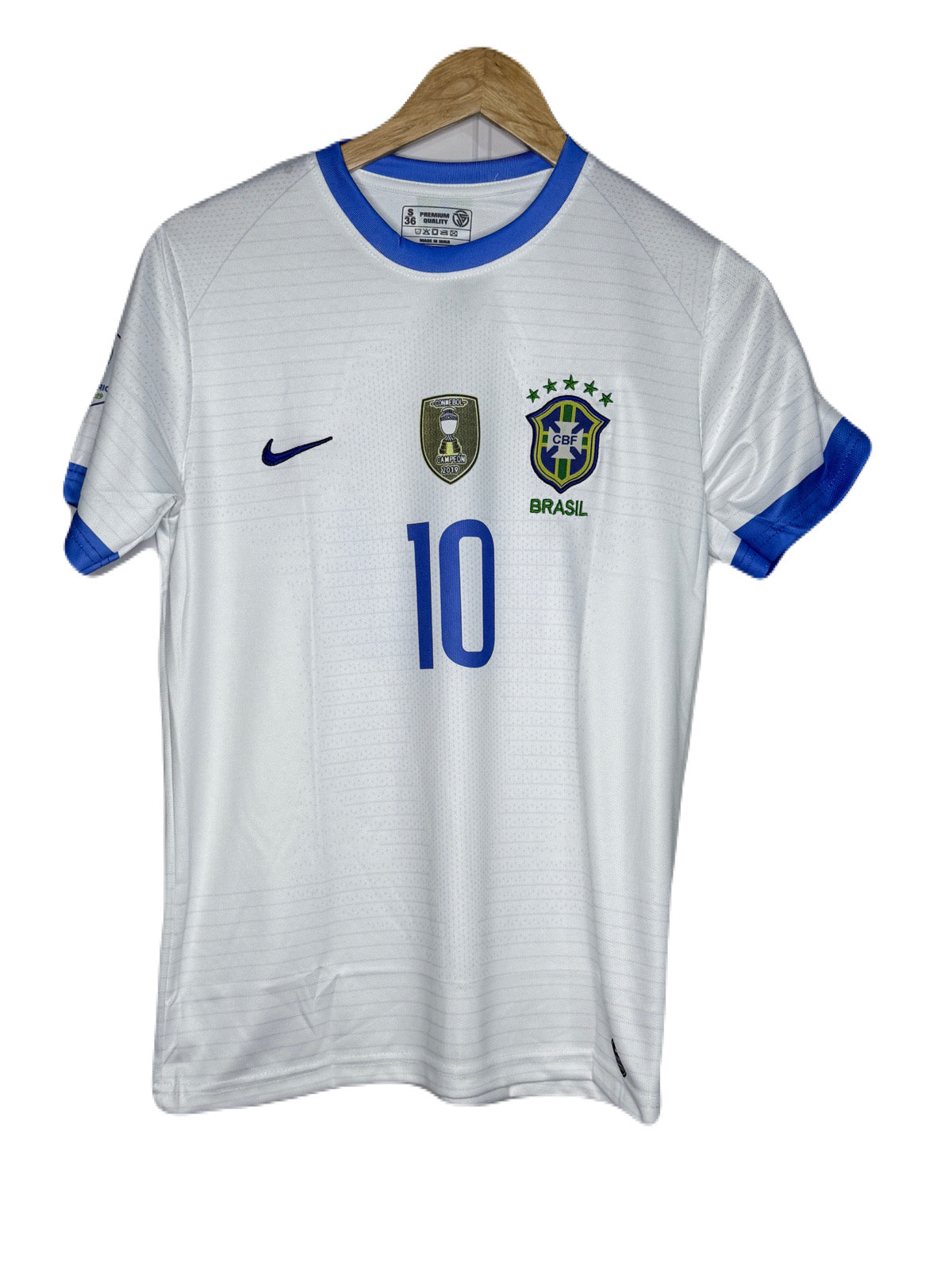 Brazil 2019 Away Kit Neymar jr Half Sleeve - P1022 Ms Retro Store