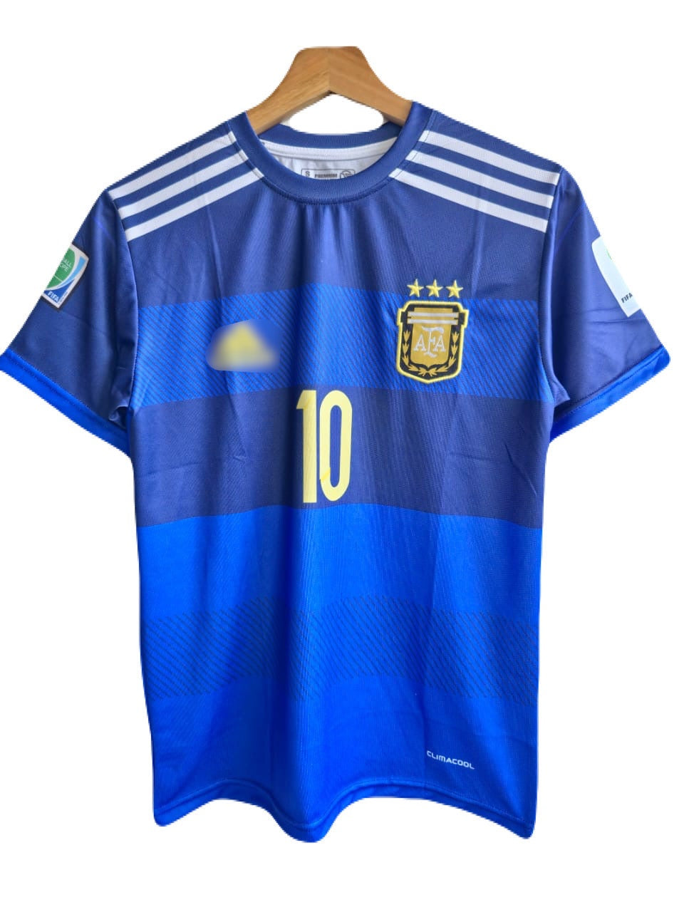 Argentina 2014 Away jersey messi half sleeve P129 - Ms Retro Store