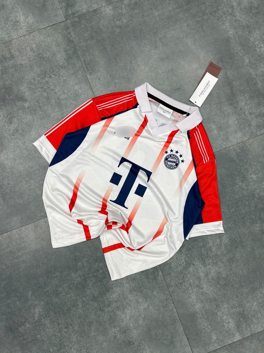Kane Bayern Munich Home Premium Quality Collar Five Sleeve Sublimation Jersey - P2623