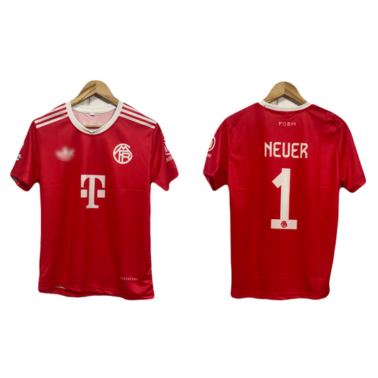 Bayern Munich 2025-26 Goalkeeper Kit Neuer Half sleeve - Ms Retro Store