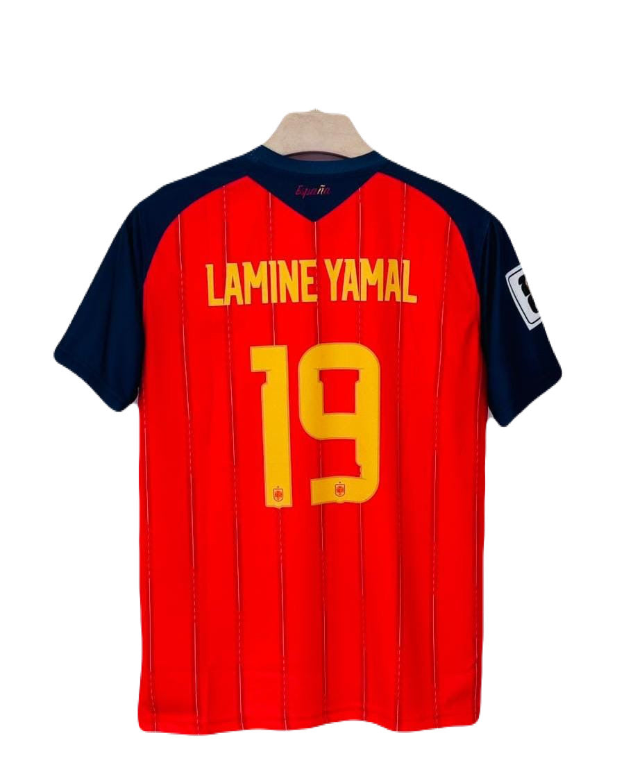Spain 2026 World Cup Home Jersey  yamal Half Sleeve - P2000 ms retro store