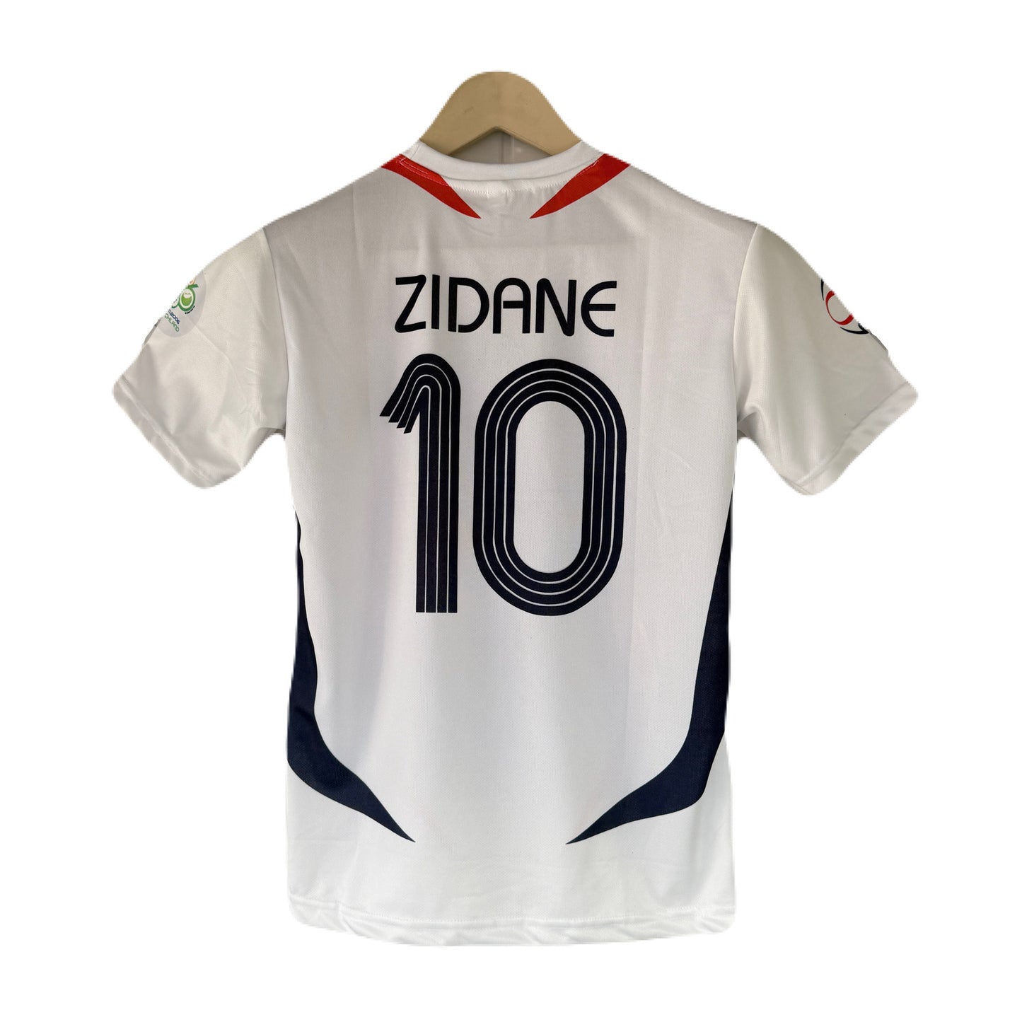 Zidane France 2006-07 Away Kit Half sleeve -