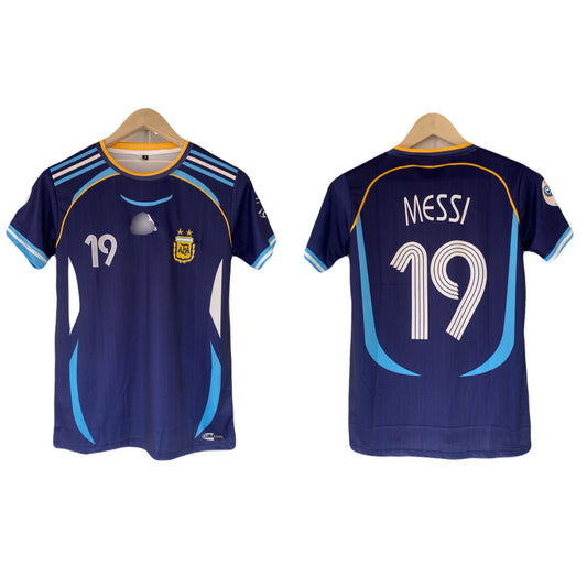 Messi Argentina Half Sleeve embroidery jersey - P2215