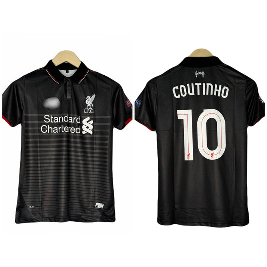 Liverpool 2015/16 Third Kit Coutinho Half Sleeve -P1202 Ms Retro Store
