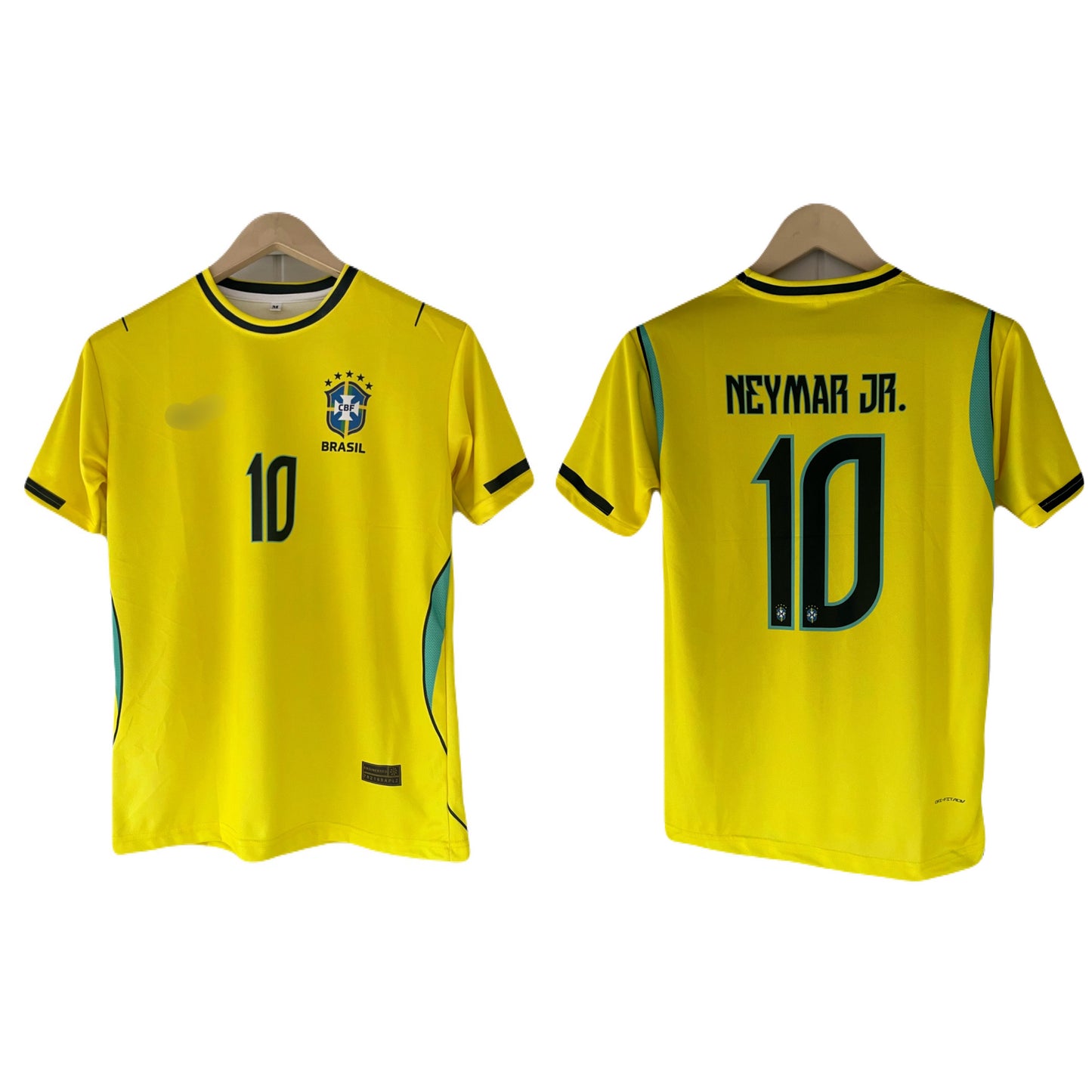 Neymar jr Brazil 2026 World Cup home  Half Sleeve Jersey -