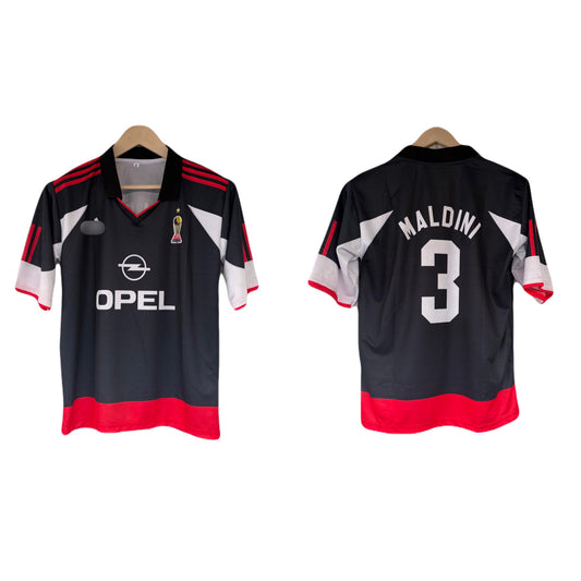 AC Milan 1999–2000 Maldini Third kit Five sleeve Sublimation - Ms Retro Store