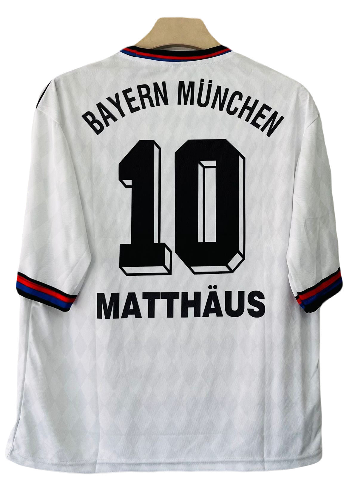 Bayern Munich 1996-98 Away kit Matthaus Five sleeve - Ms Retro Store