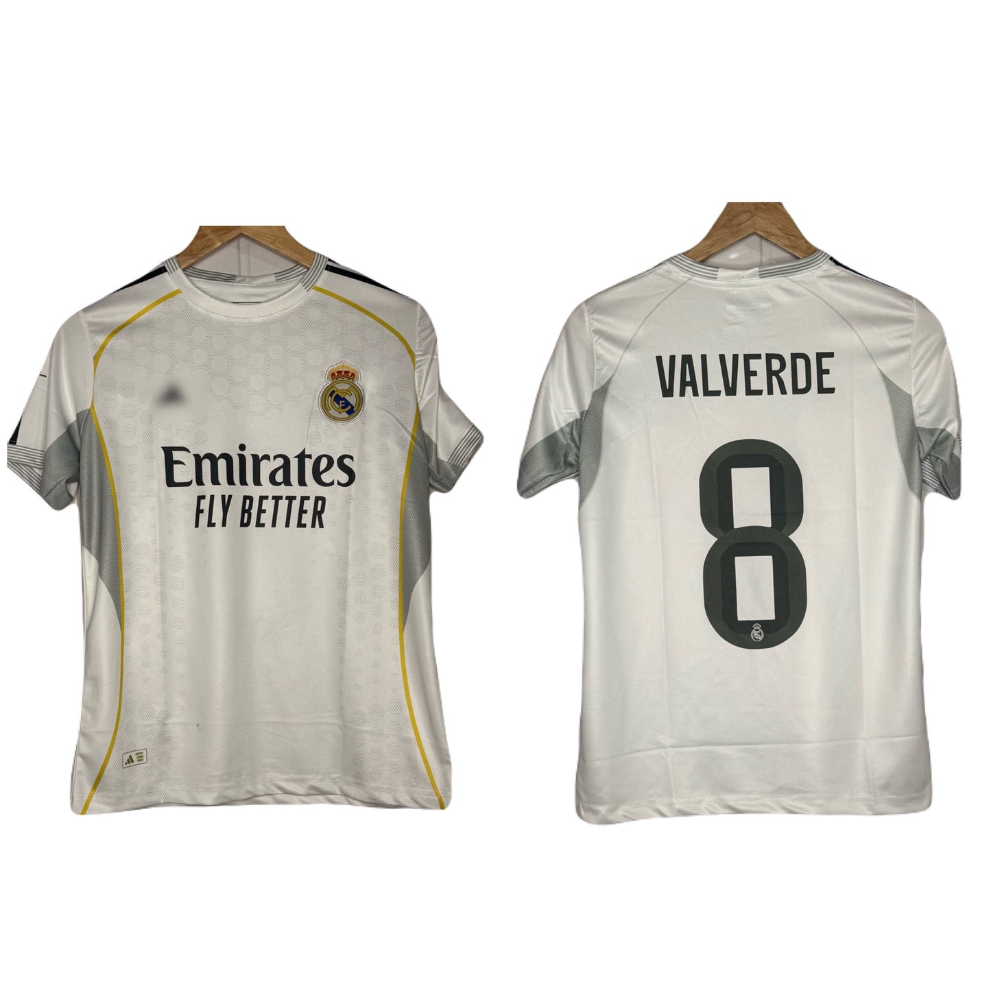 Real Madrid 2025-26 Home kit Valverde  Half Sleeve - Ms Retro Store