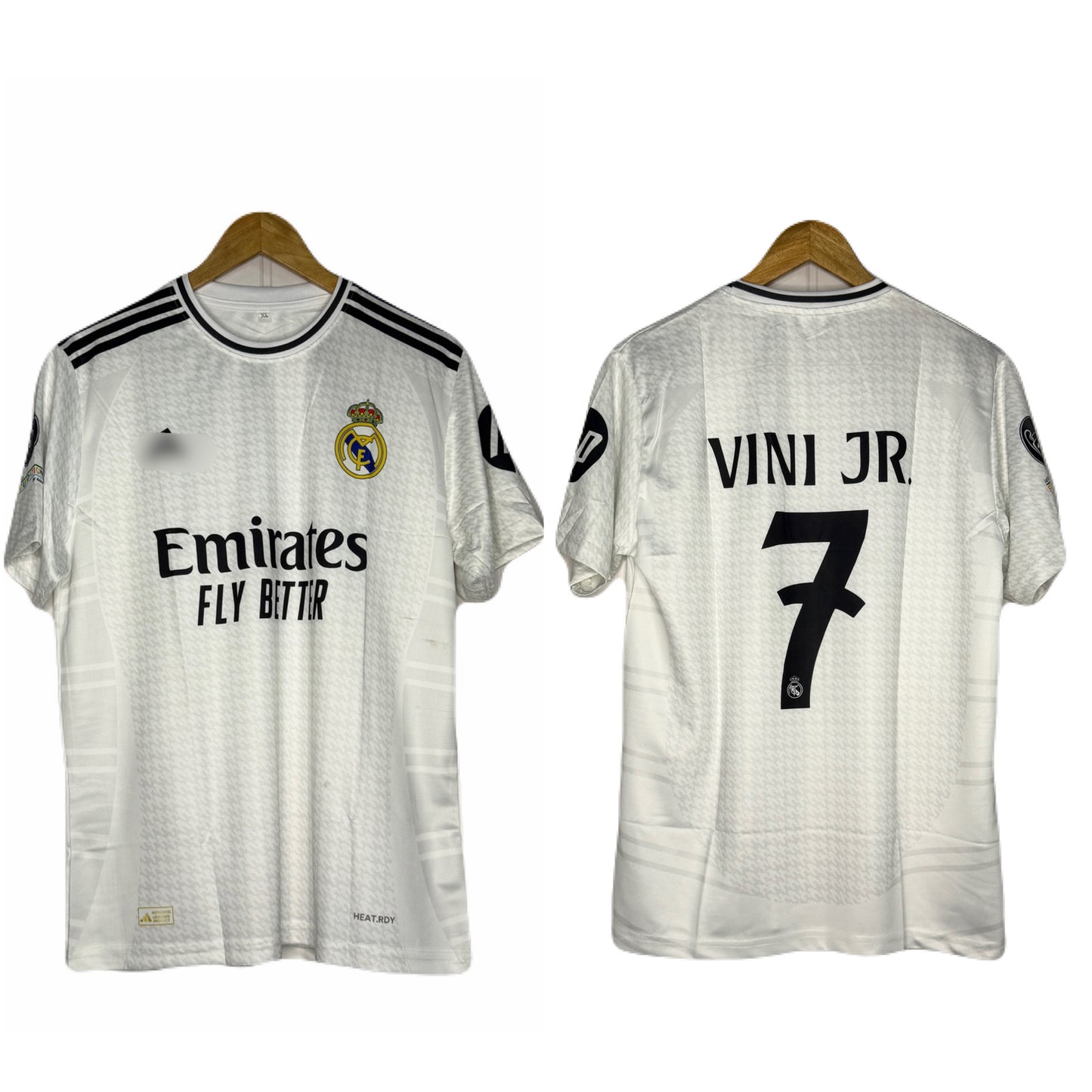 Real Madrid 2024-25 Home Kit Vini Jr Half sleeve - P614 - Ms Retro Store