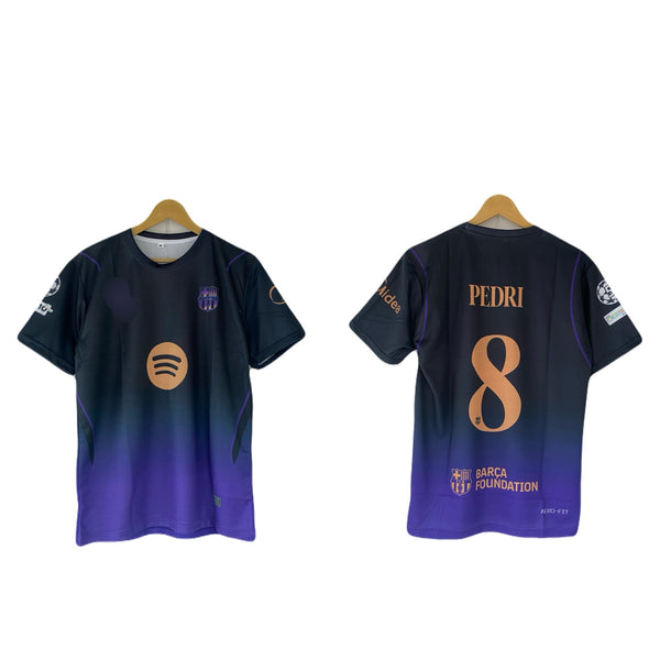 Pedri Barcelona 2026-27 Away kit Sublimation half sleeve - P2725