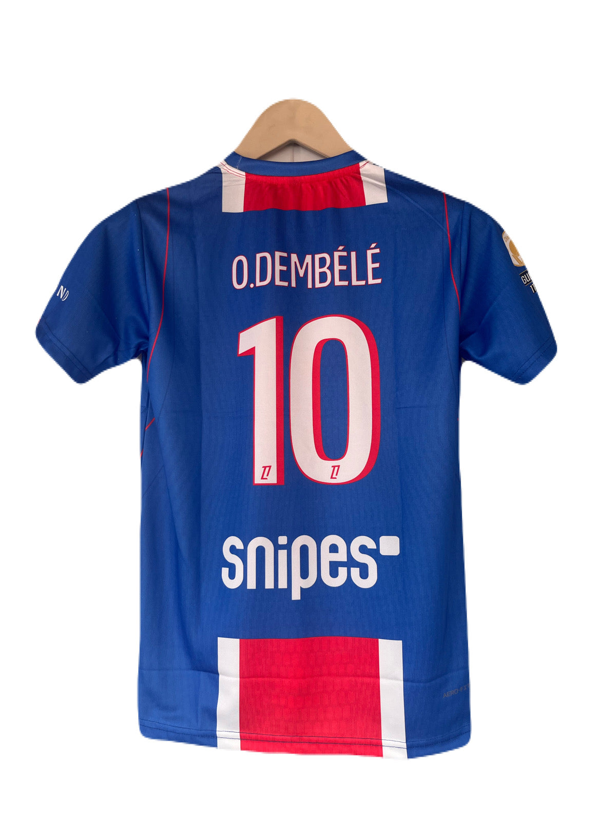 Dembele PSG 2026-27 Home Kit embroidery half sleeve jersey - P2295