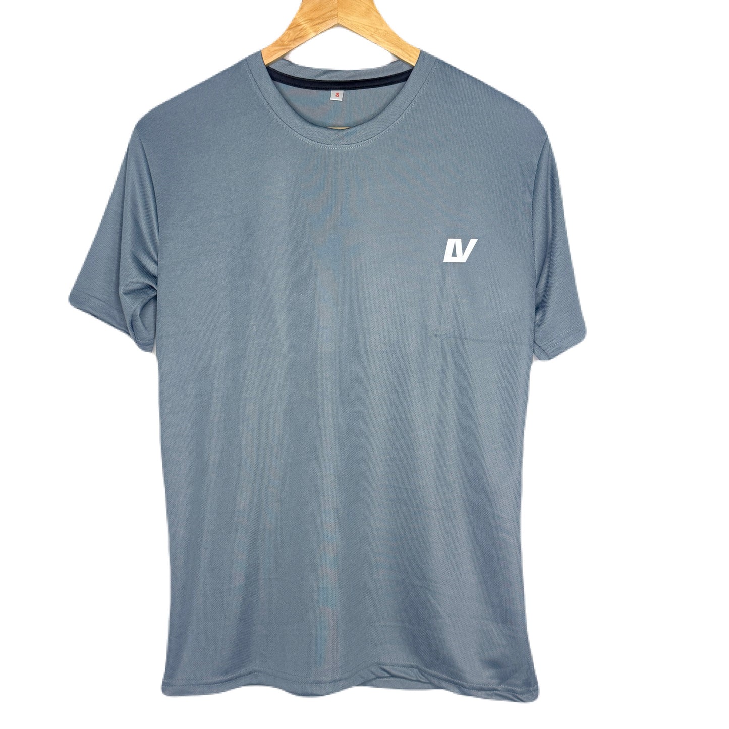 Classic Fit Plain Unisex Grey T Shirt - P948 Livio