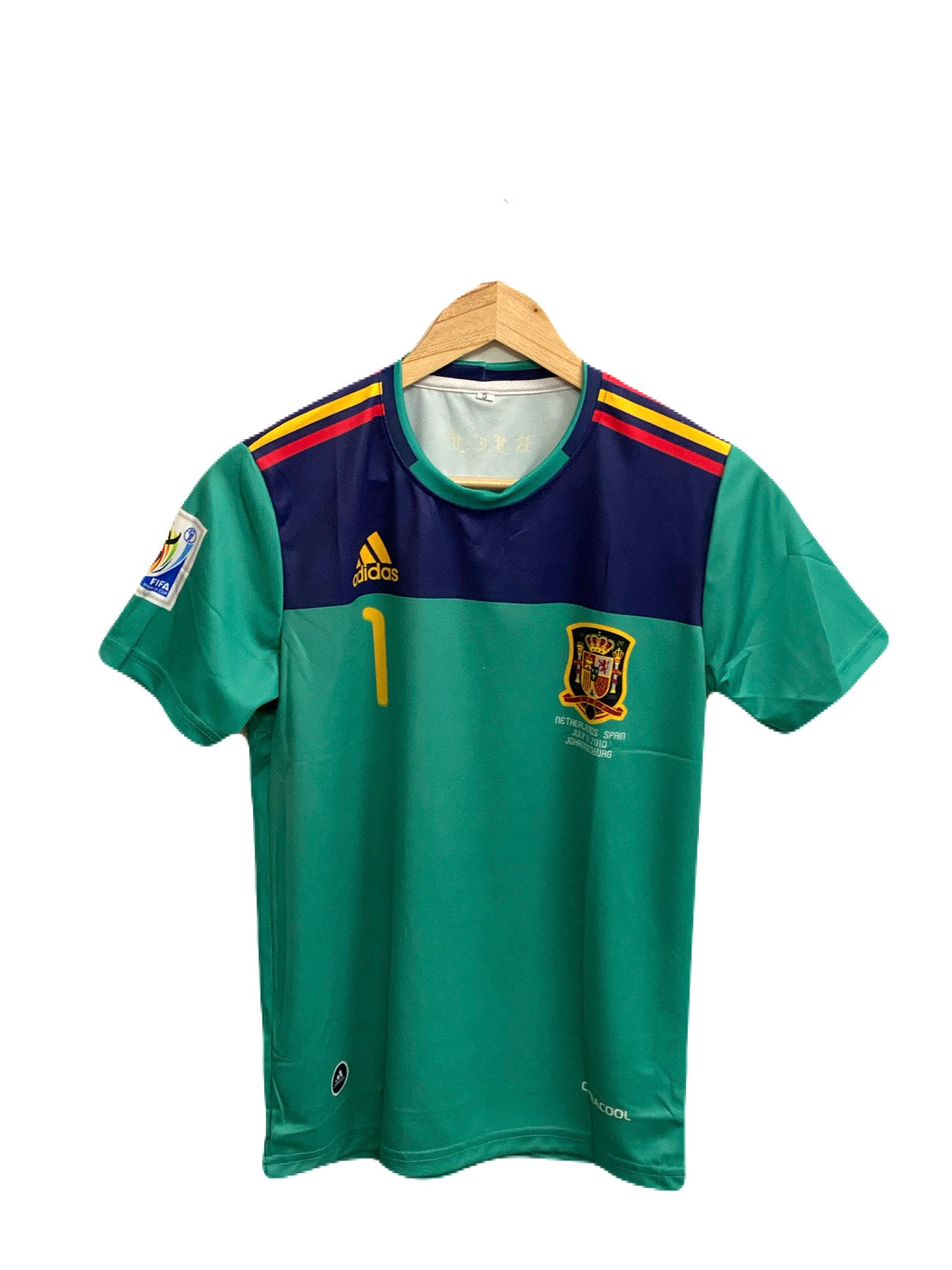 Spain 2010 world cup jersey Casillas - ms retro store