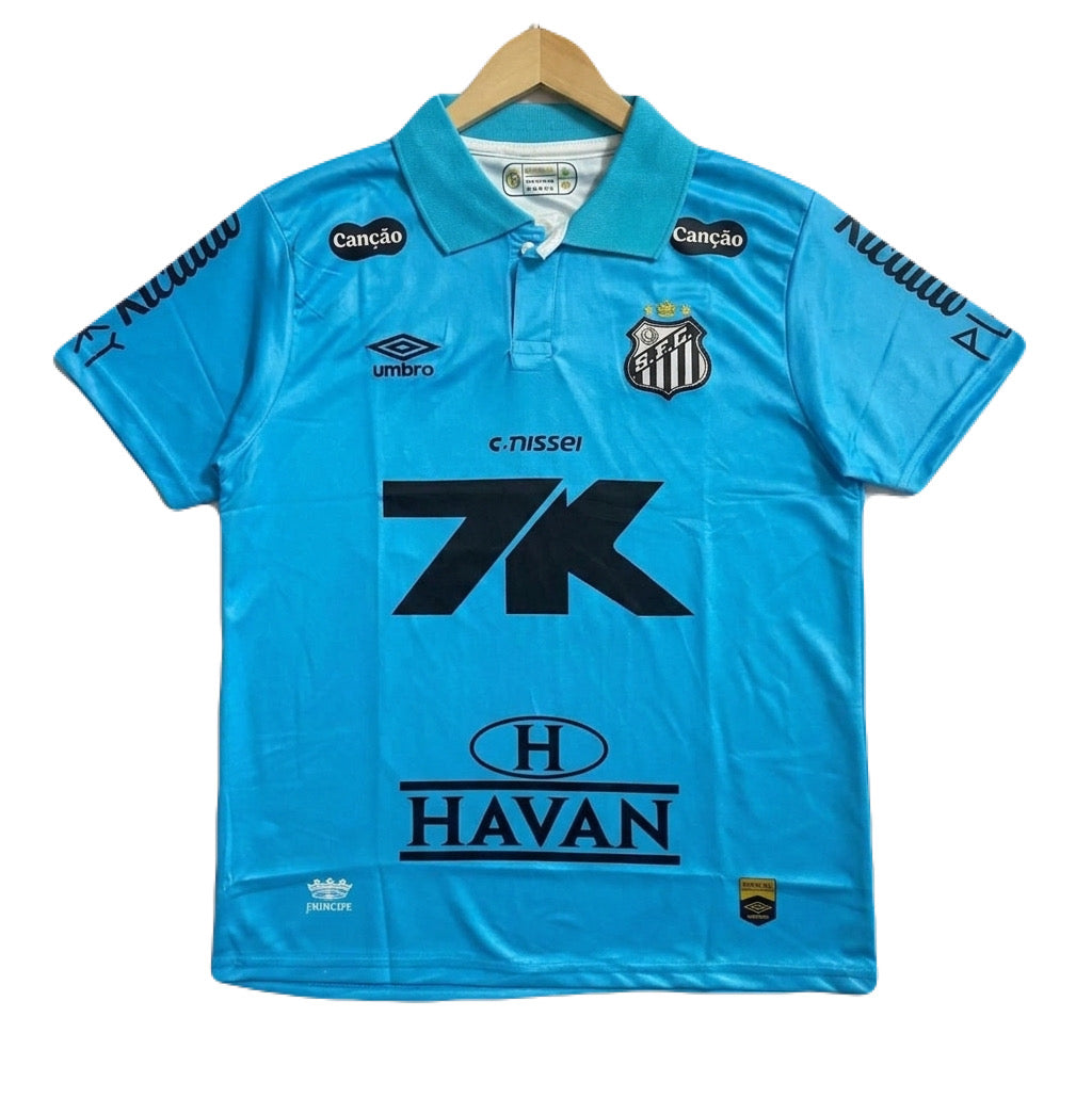 Santos 2026 third kit Neymar collar embroidery -  P1695 ms retro store