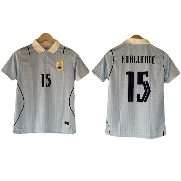 Valverde Uruguay special edition collar  half sleeve jersey - P2146