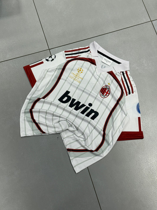 Ac milan 2000-02 away Shevchenko Premium Quality Collar Five Sleeve Sublimation Jersey - Ms Retro Store