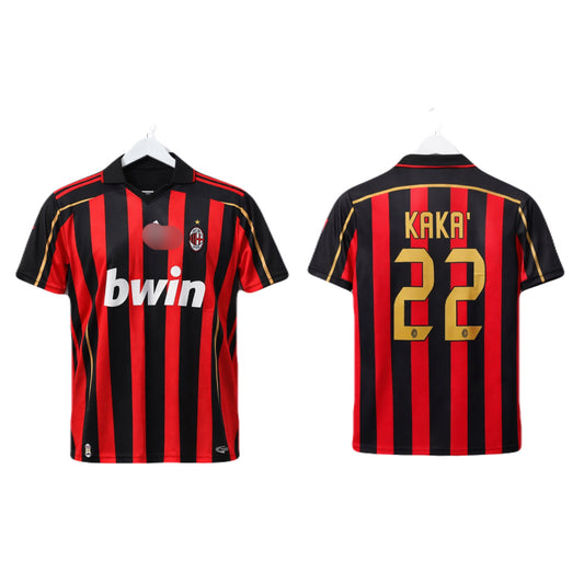 Ac milan Kaka 2006-2007 home kit Half Sleeve - Ms Retro Store