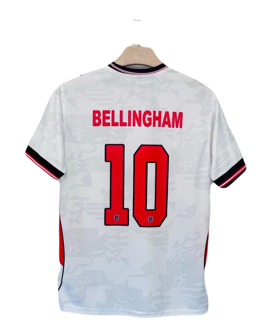 England 2026 World Cup Home Bellingham Half Sleeve Sublimation Jersey - P1472 Ms Retro Store