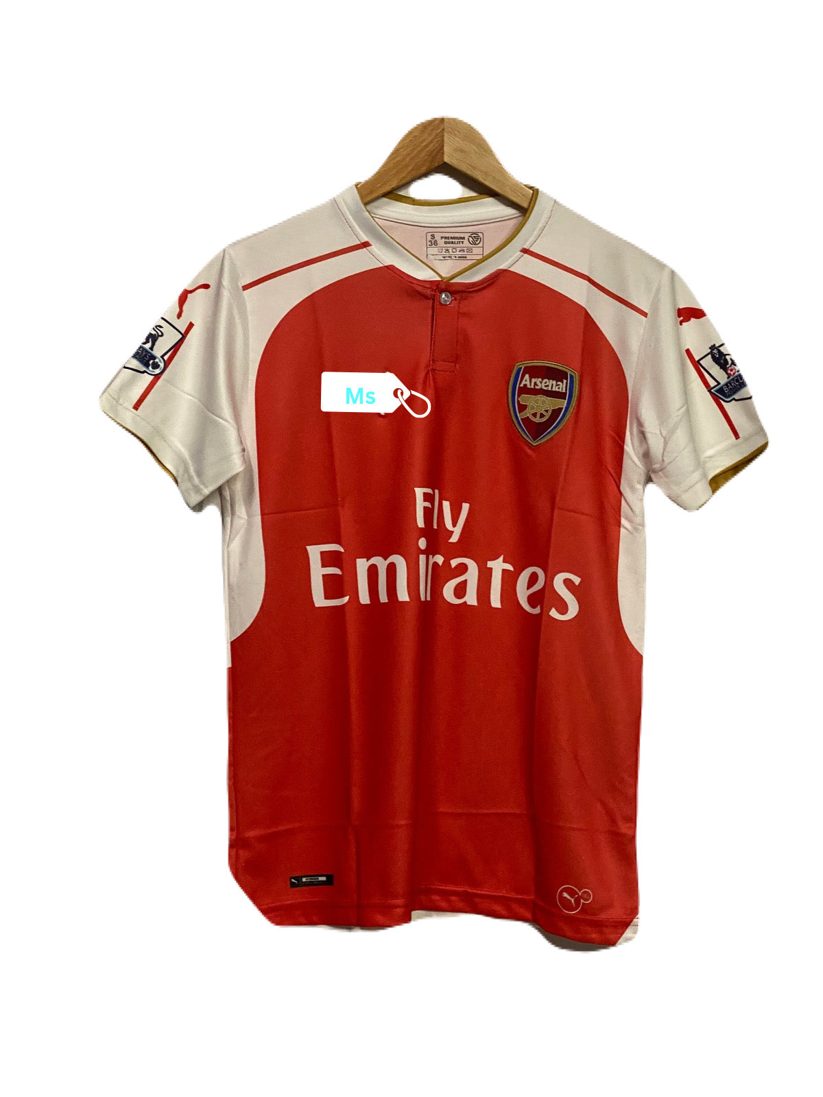 Arsenal 2014/15 chinese collar ozil - ms retro store