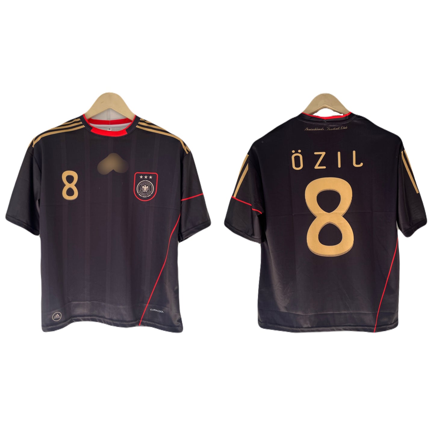 Germany 2010 Away Five sleeve ozil Loosefit - P46 - Ms Retro Store