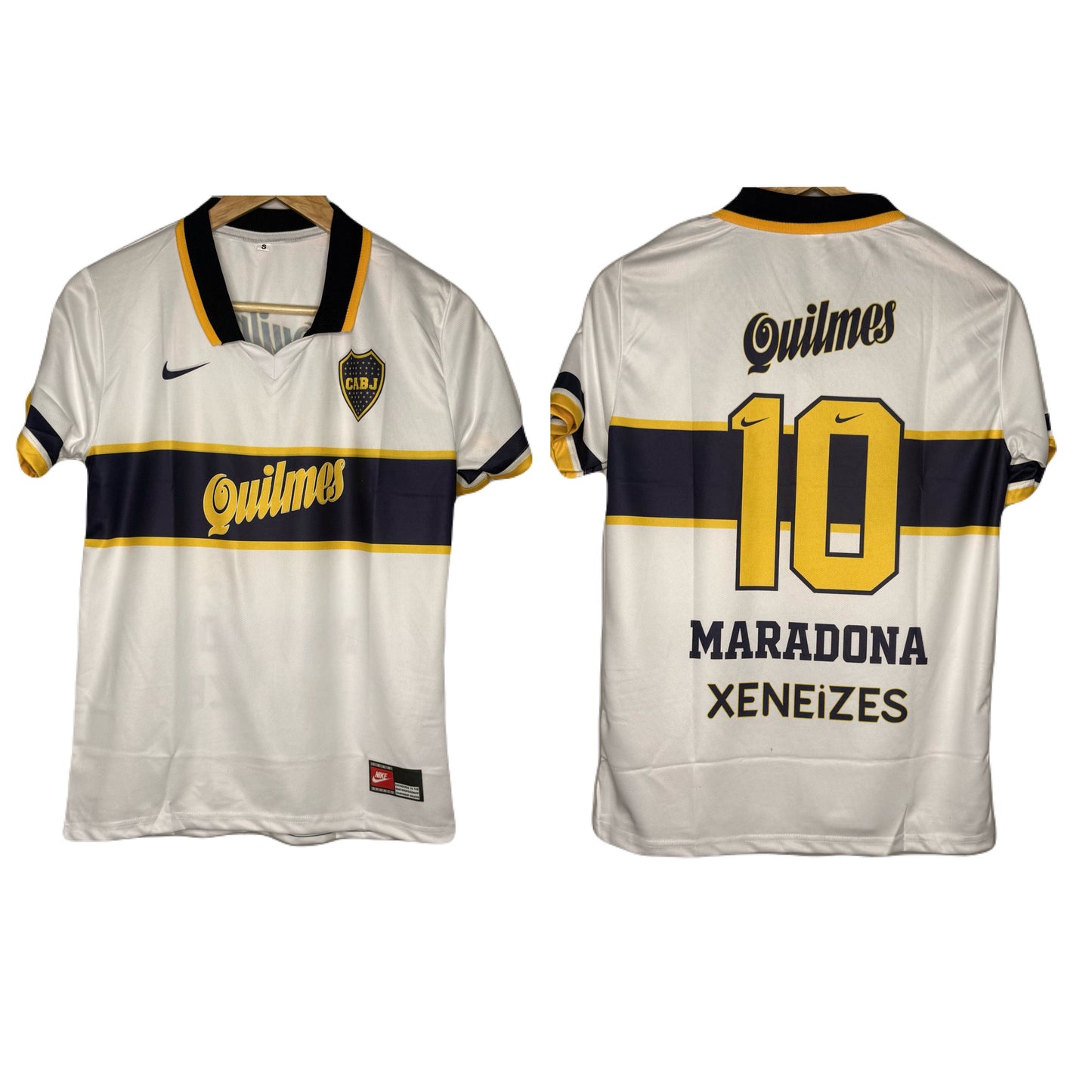 Boca juniors 1996-97 Away  Kit Maradona Half Sleeve - Ms Retro Store