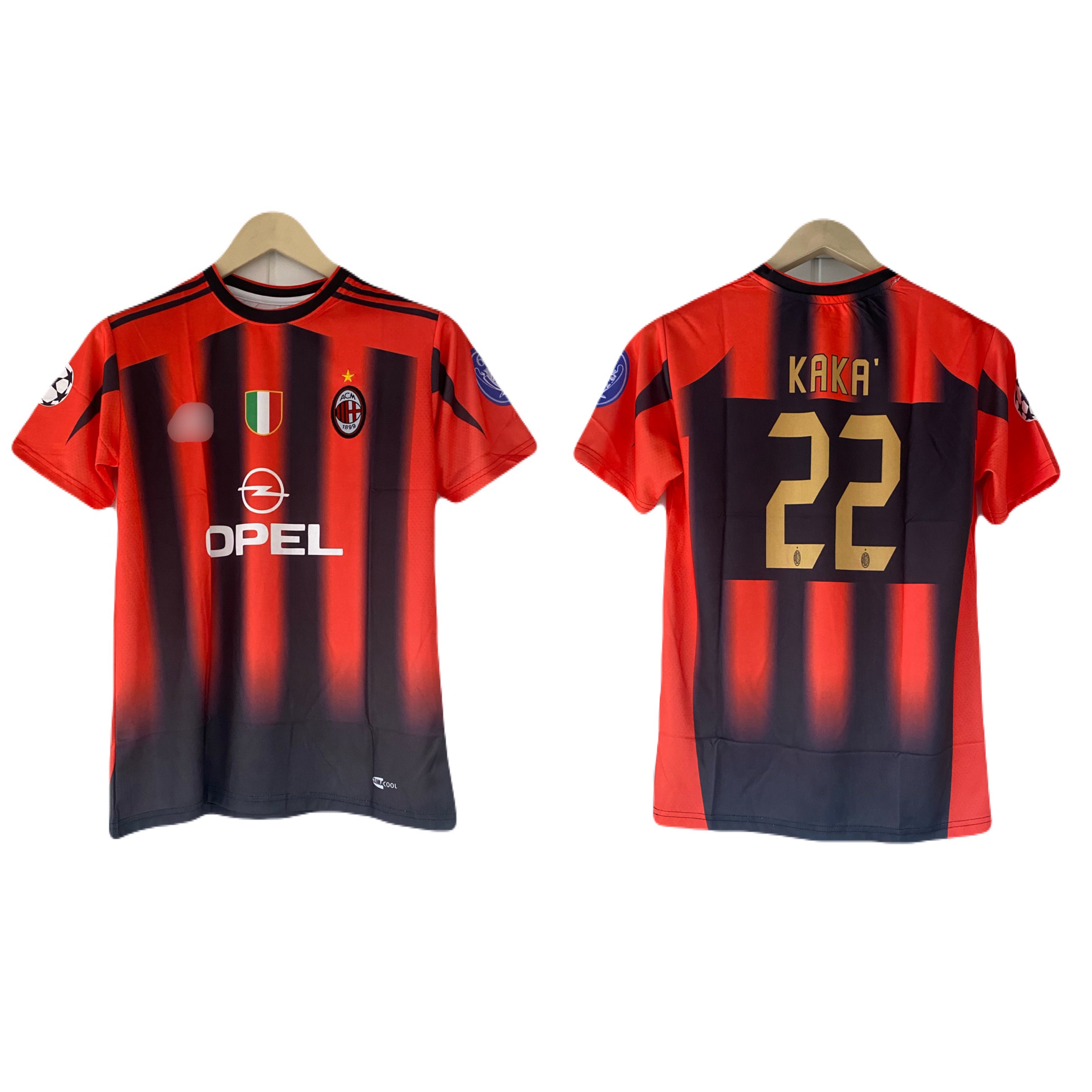 Kaka Ac Milan Half Sleeve embroidery jersey - P2093 – MS RETRO STORE
