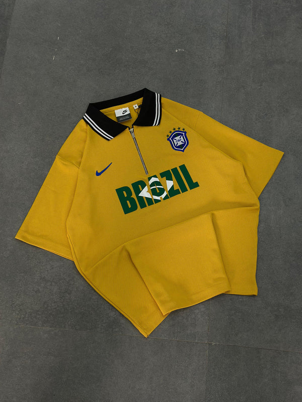 BRAZIL FIVE SLEEVE ZIP T-SHIRT EMBROIDERY K75 -MS RETRO STORE