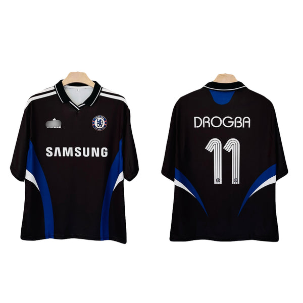 Drogba chelsea Third Kit  Sublimation Five Sleeve Collar jersey - P2735